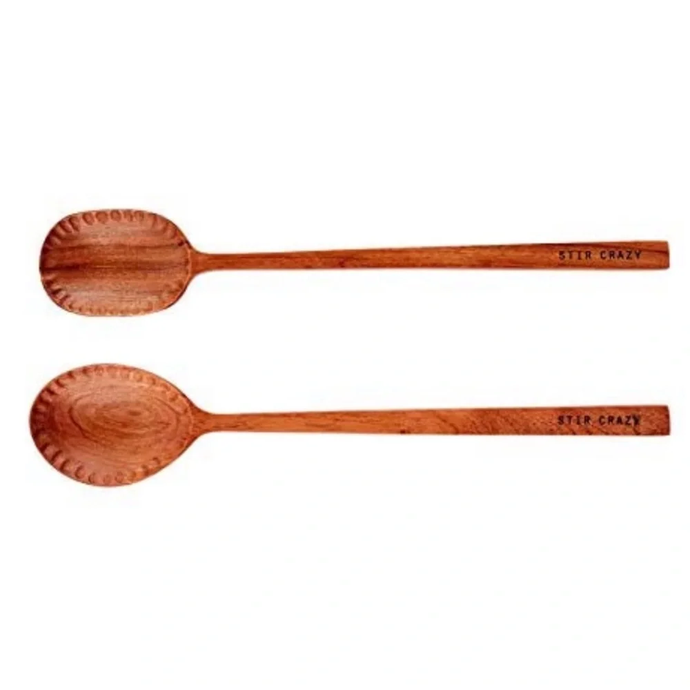 Mud Pie Mango Wood Salad Servers